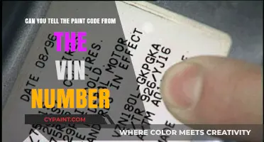 Can You Decode Paint Color Using Your Vehicle's VIN Number?