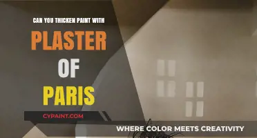 Enhancing Paint Consistency: The Plaster of Paris Technique