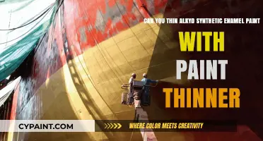 Thinning Alkyd Synthetic Enamel Paint: Can Paint Thinner Be Used?