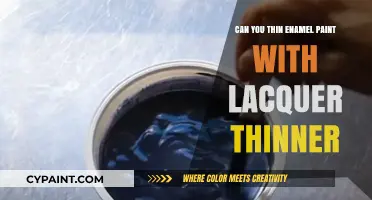 Thinning Enamel Paint: Lacquer Thinner's Role and Best Practices