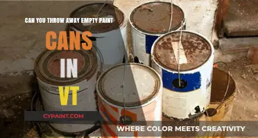Dispose Empty Paint Cans: VT-Specific Guide