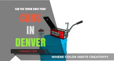 Denver's Paint Can Disposal Guide: Eco-Friendly Solutions for Your Leftovers