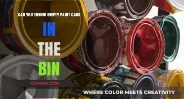 Empty Paint Cans: To Bin or Not?