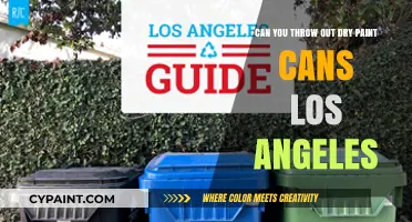 Dispose of Paint Cans the Right Way in LA