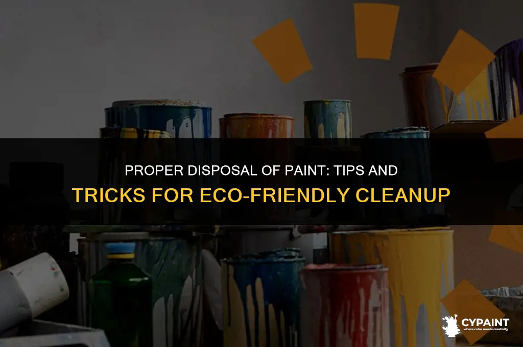 can you throw paint away at the tip