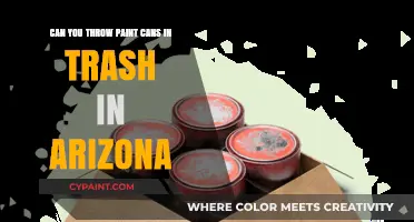 Proper Paint Can Disposal: Arizona's Trash Conundrum