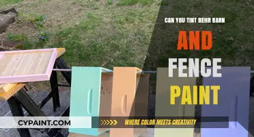 Enhancing Your Outdoor Space: Tinting Behr Barn and Fence Paint