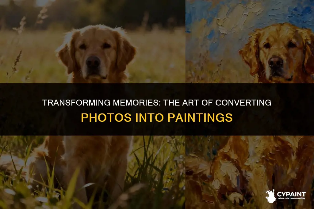 can you turn a photo into a painting