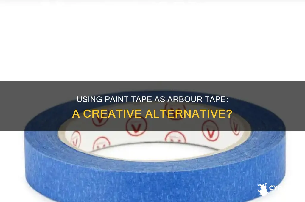 can you us paint tape as arbour tape arbour tape
