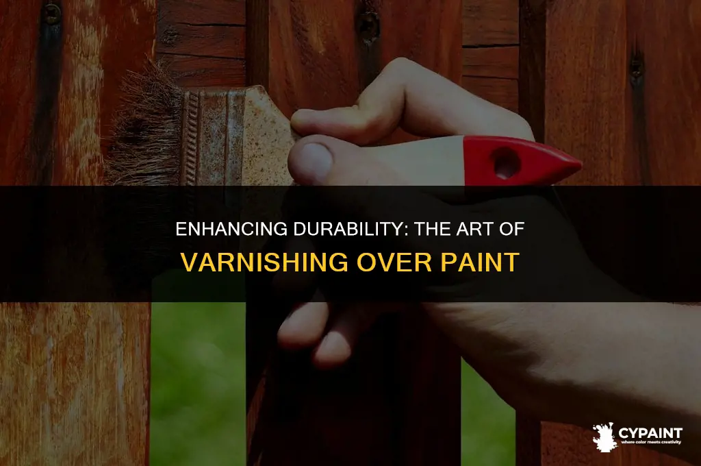 can you varnish over paint to protect it