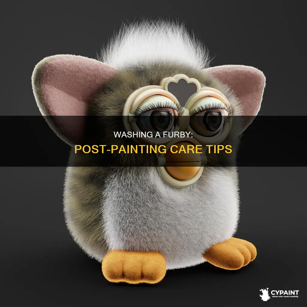 can you wash a furby after painting on it