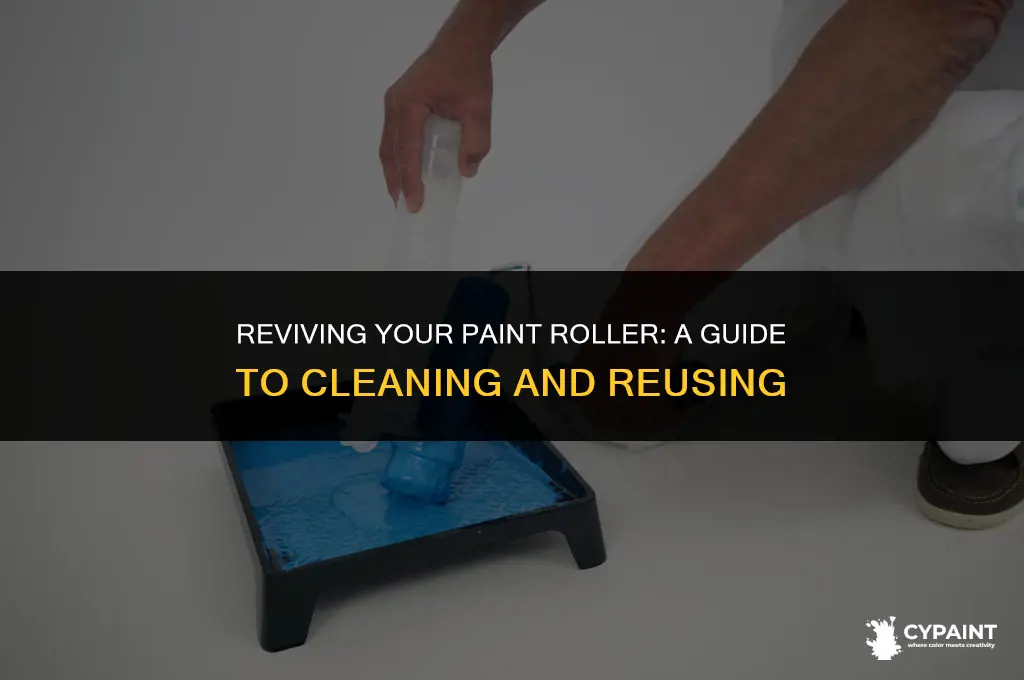 can you wash a paint roller and reuse