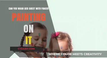 Washing Bed Sheets with Finger Paint: Tips and Tricks