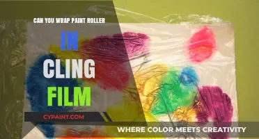 Innovative Painting Hack: Cling Film for Roller Storage