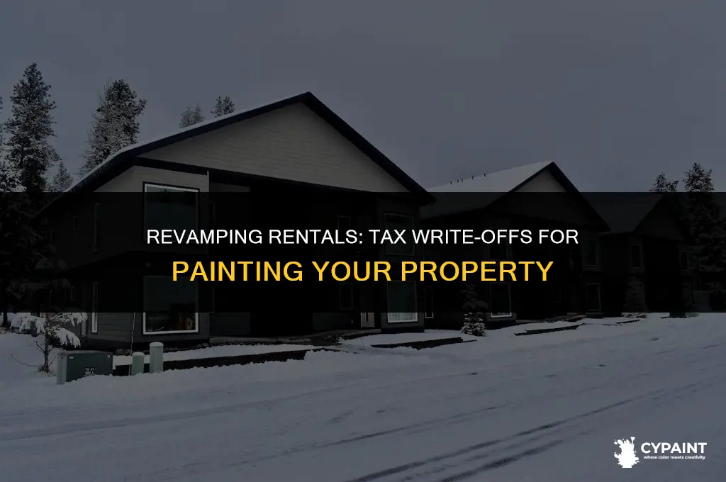 can you write off painting a rental property