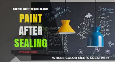 Unleashing Creativity: Writing on Chalkboard Paint Post-Seal