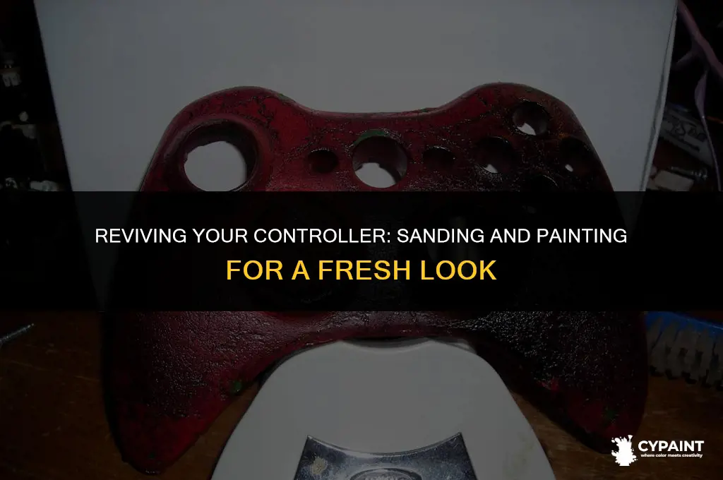 can yoy sand a controller and paint again