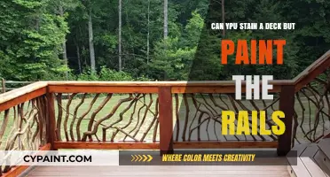 Staining Decks and Painting Rails: A Unique Look