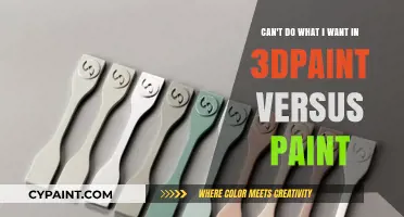 3D Paint Limitations: Why It Can't Replace Traditional Paint Tools
