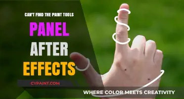 Where is the Paint Tools Panel in After Effects?