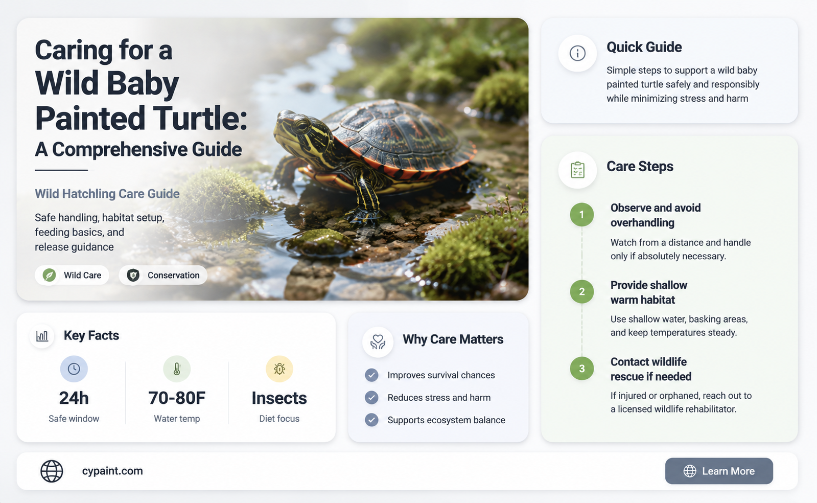 can you keep a wild baby painted turtle
