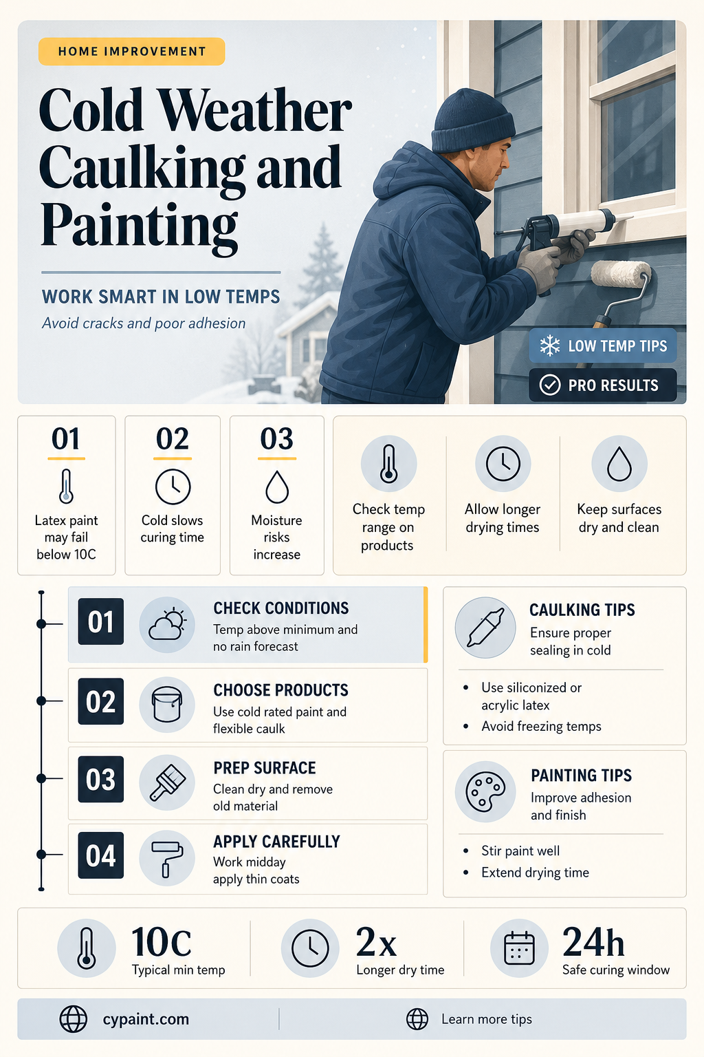 can you caulk and paint if it