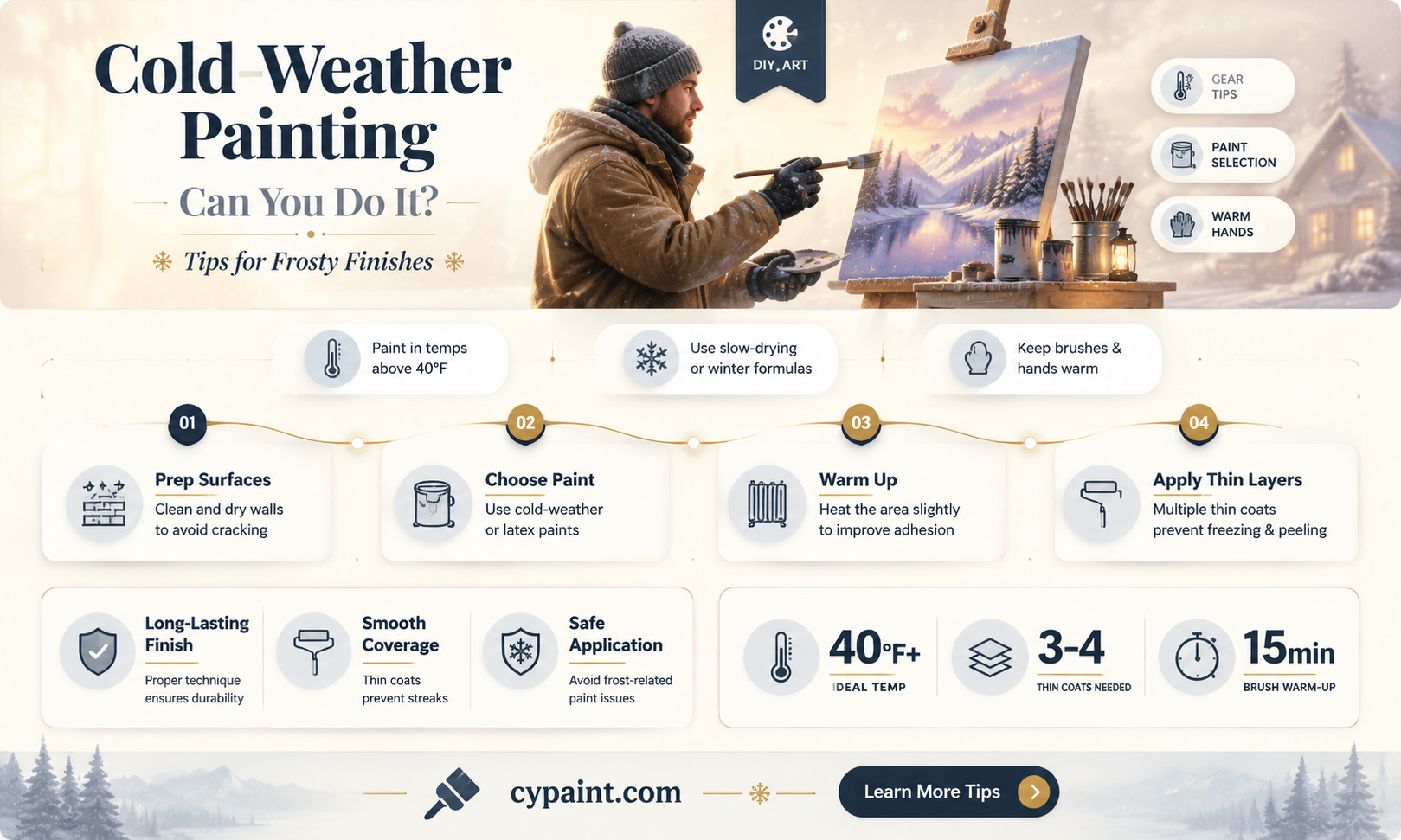 can i talk to paint when it 50 degrees