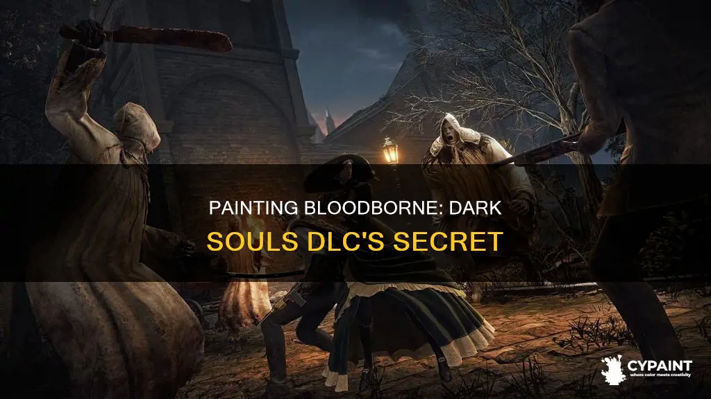 could the painting in dakrsouls dlc be bloodborne world