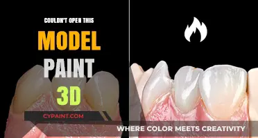 Troubleshooting Paint 3D: Solutions for 'Couldn't Open This Model' Error