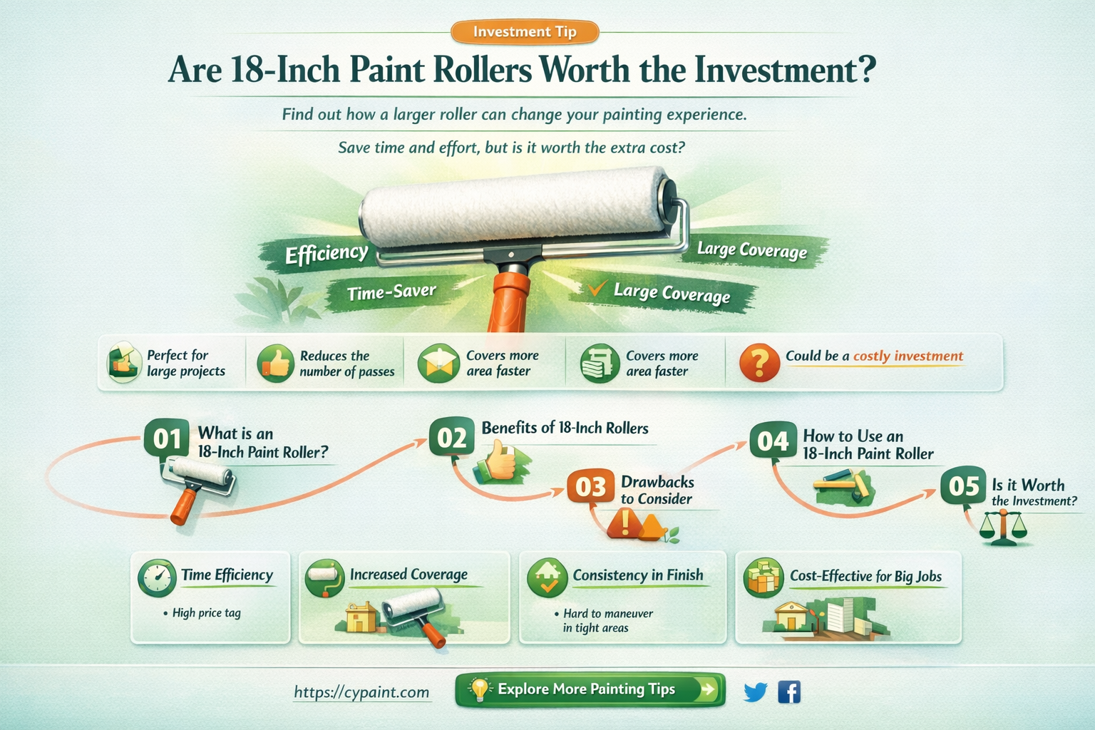 are 18 inch paint rollers worth it