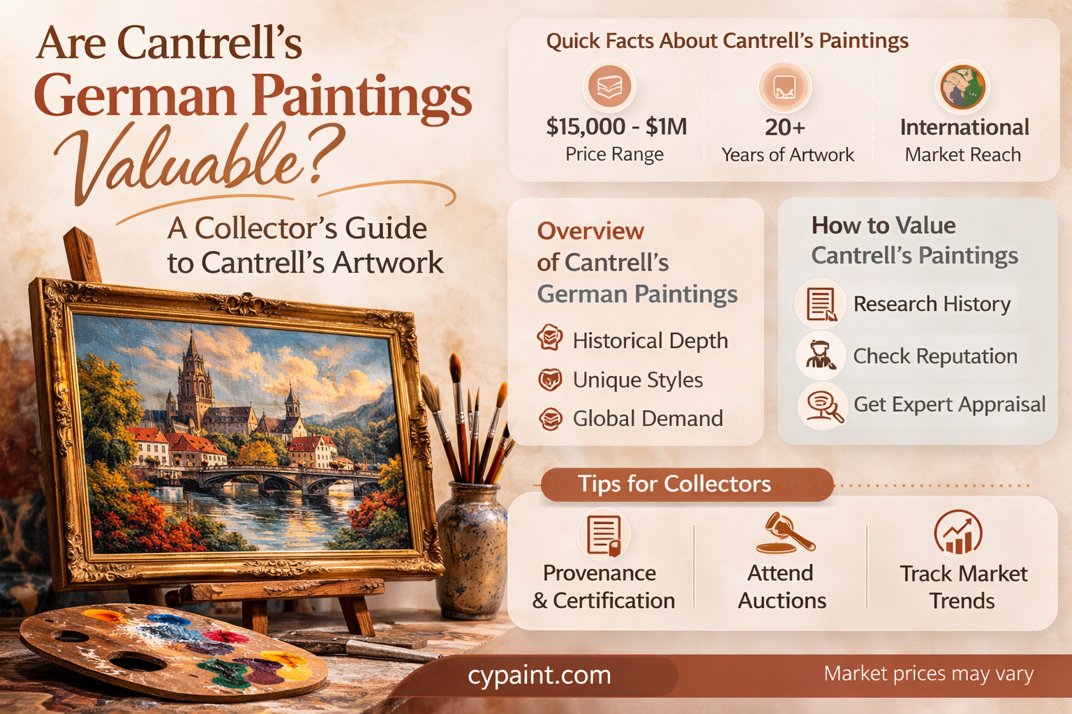 are painting from cantrell from germany worth anything