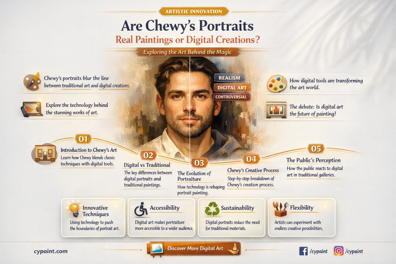 are the portraits from chewy real paintings