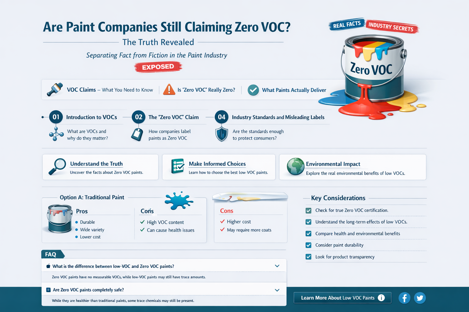 are paint companies still claming zero voc