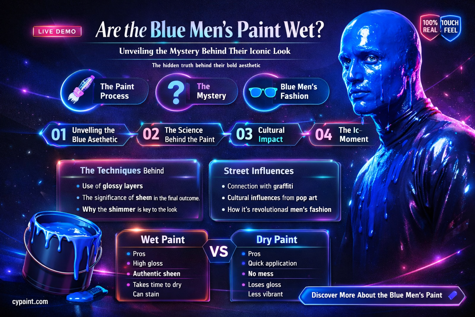 are the blue men