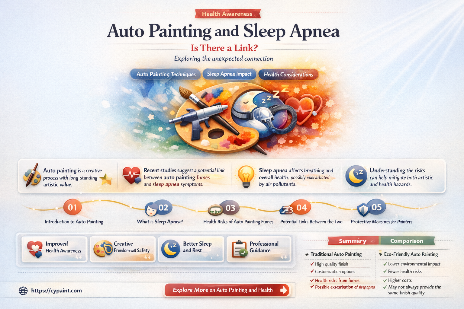 can exposure to auto painting cause obstructive sleep apnea