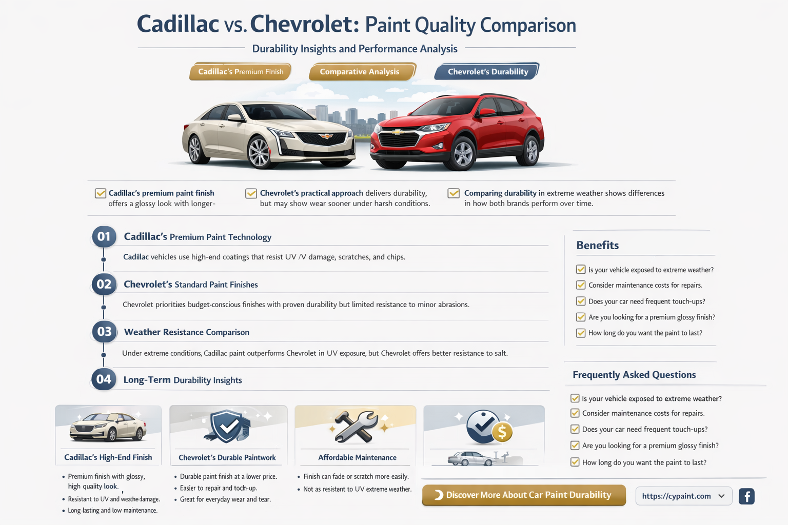 are cadillacs painted any better than chevrolets