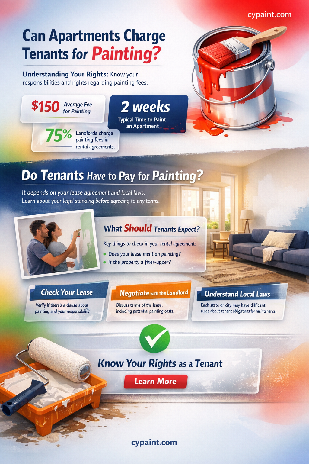 are apartments allowed to charge me to paint