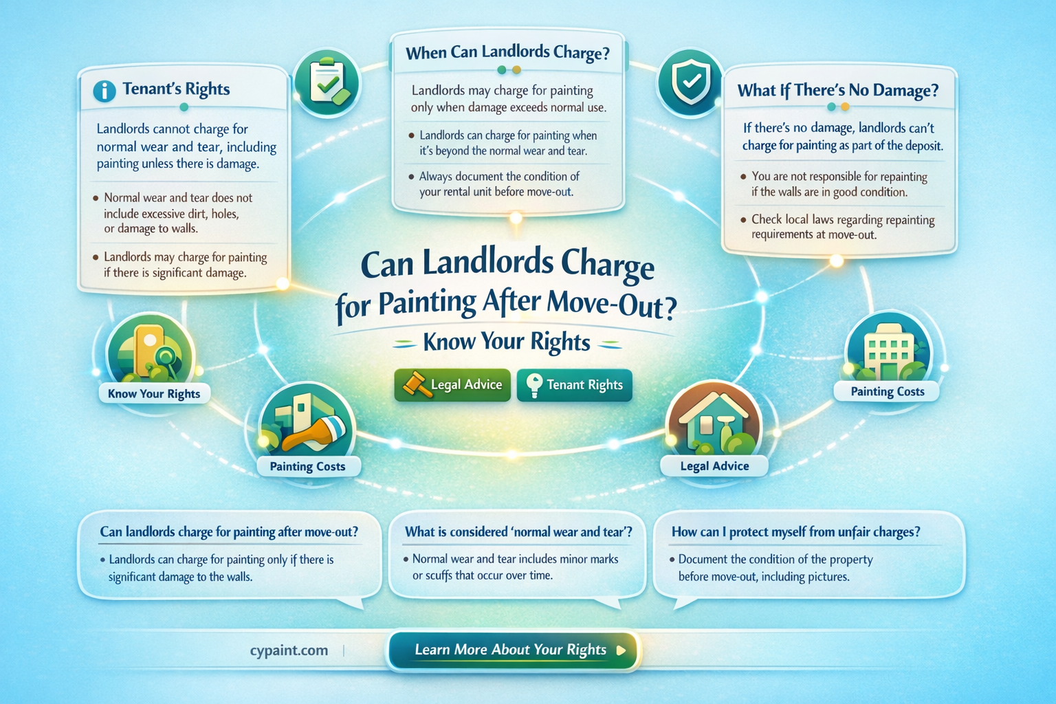 can a landlord charge for painting after you move out