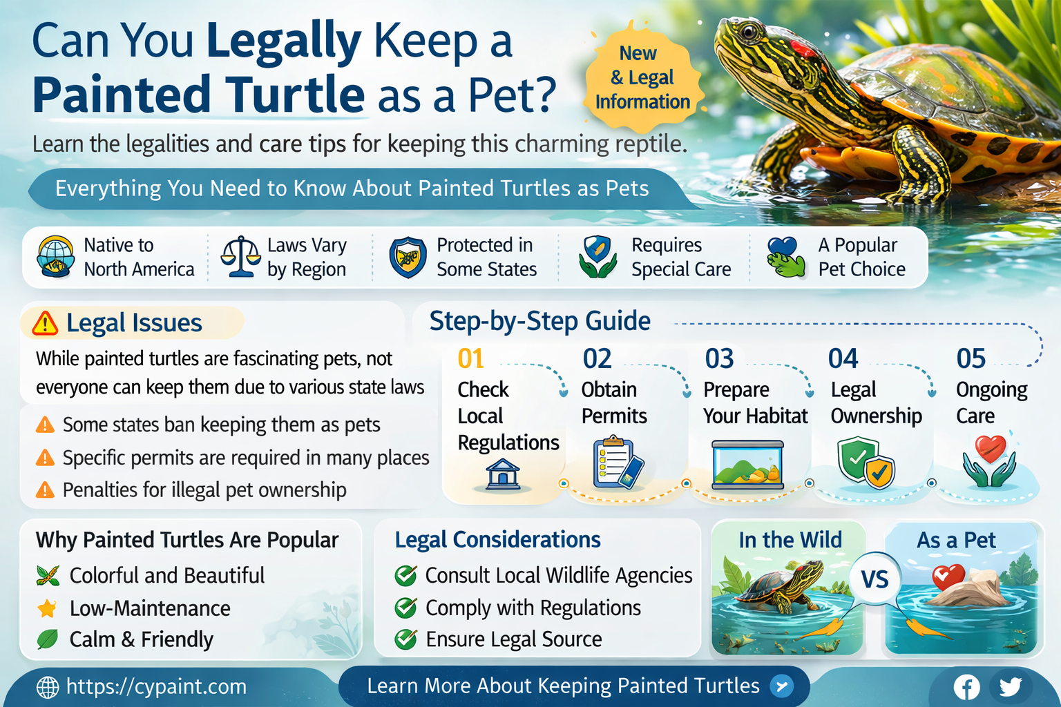are you able to own a painted turtle