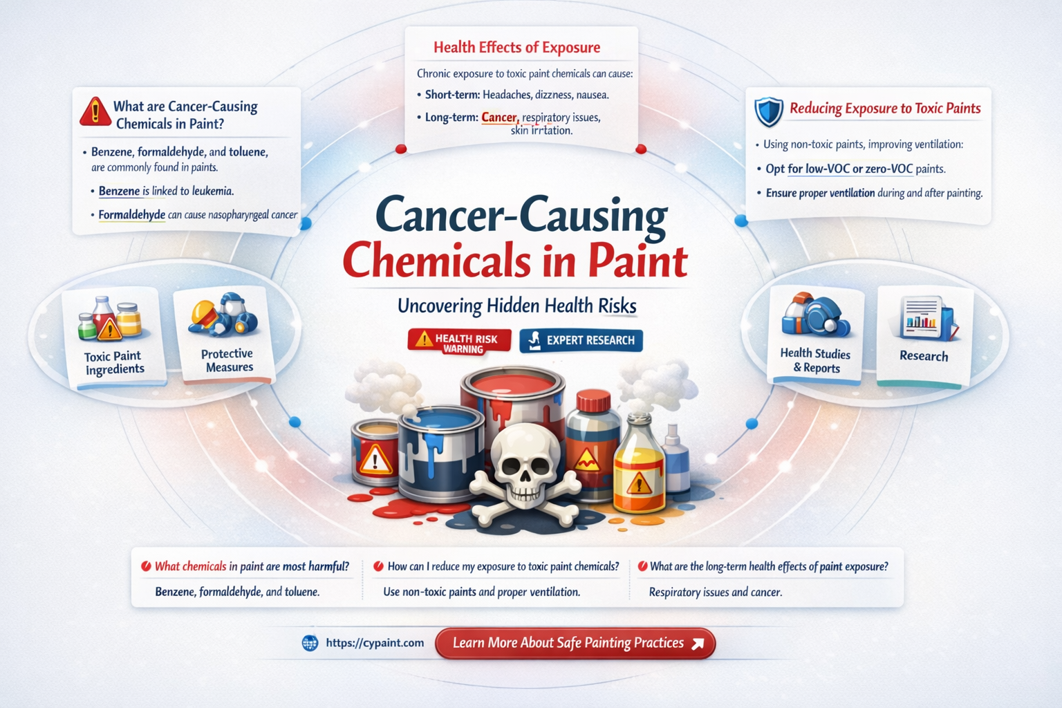 are there chemicals in paint that cause cancer