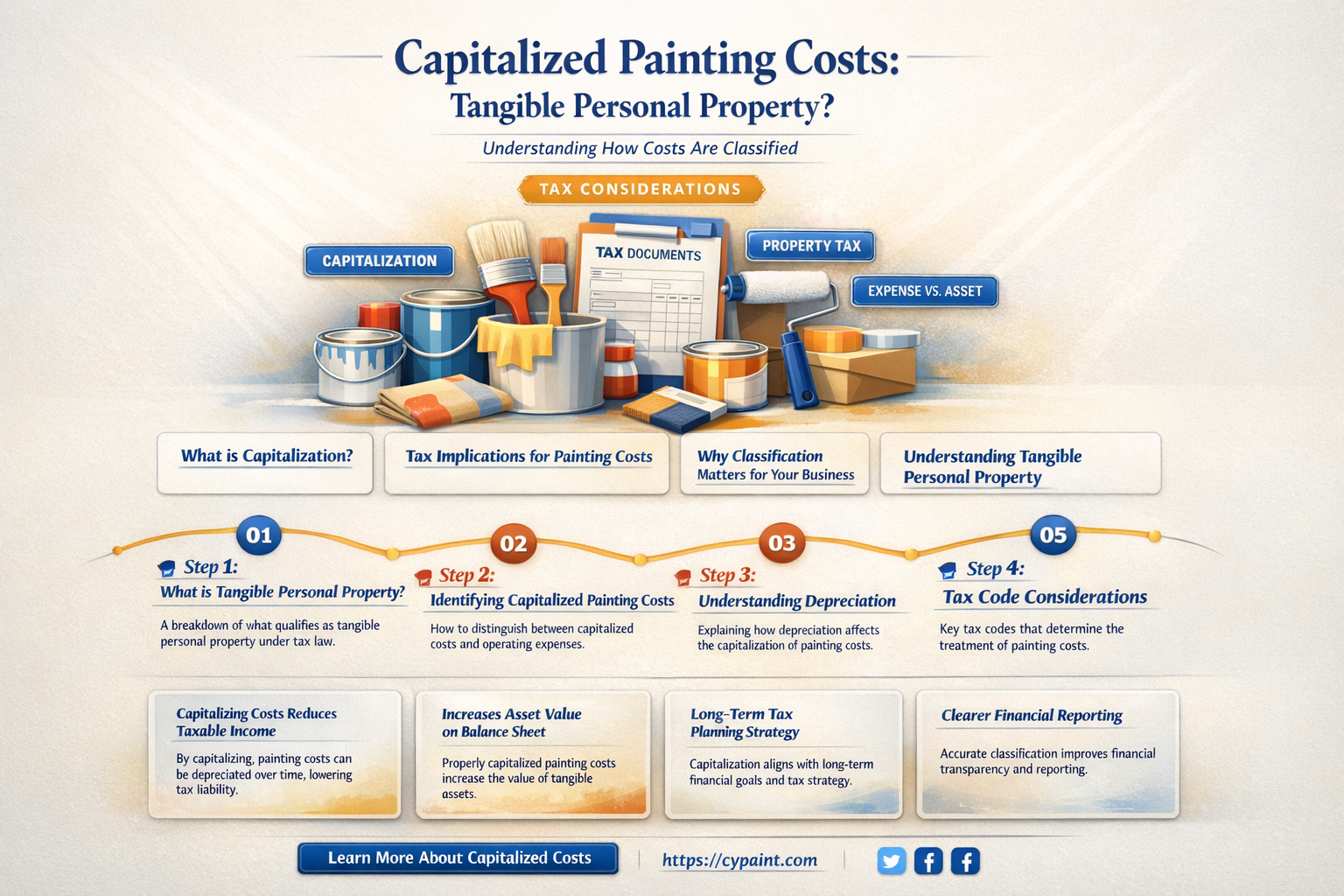 can capitalized painting costs be considered tangible personal property