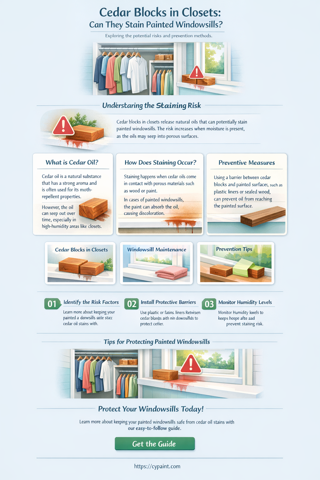 can dried out cedar blocks for closets stain painted windowsill
