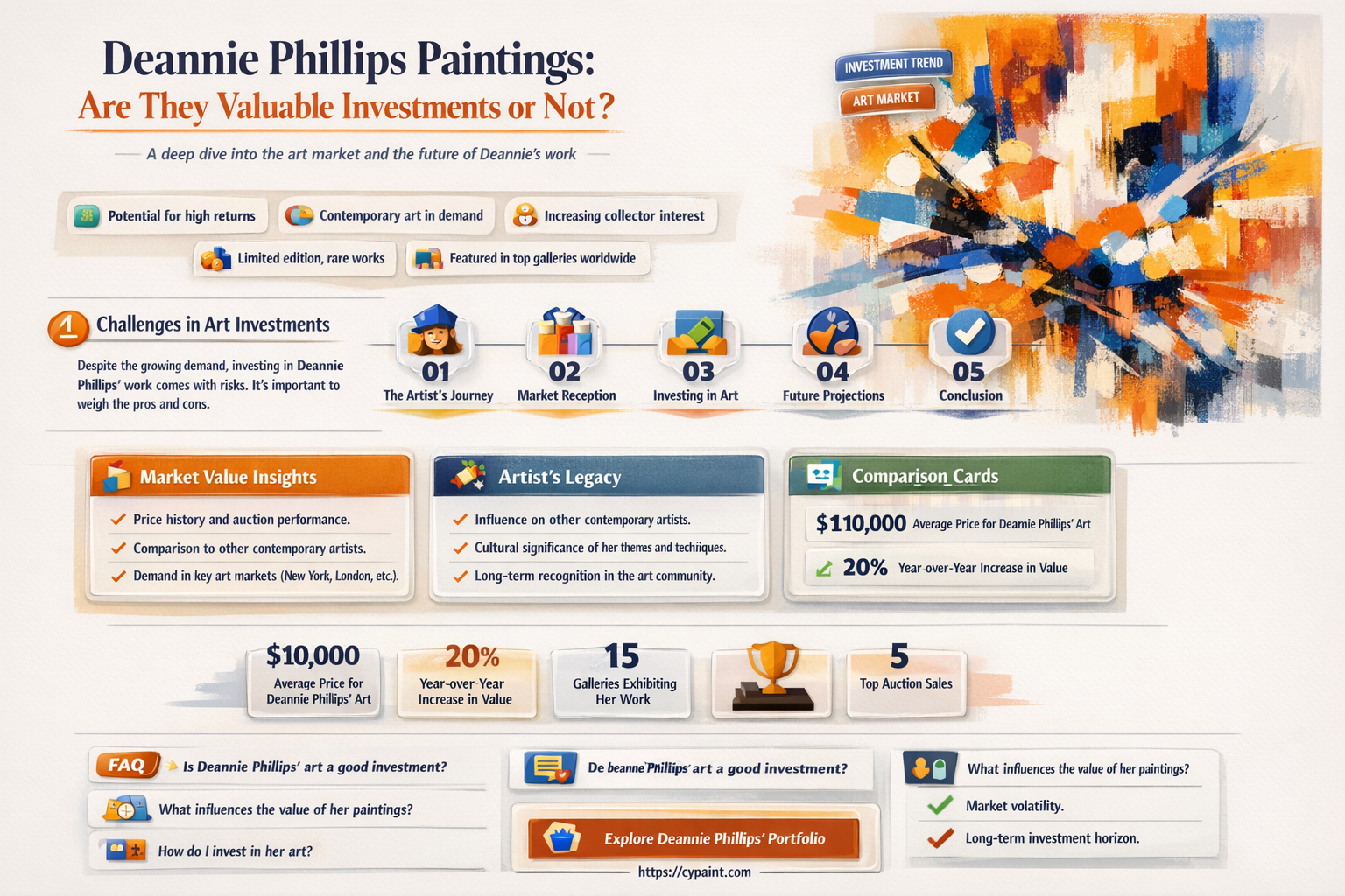 are paintings by deannie phillips worth money
