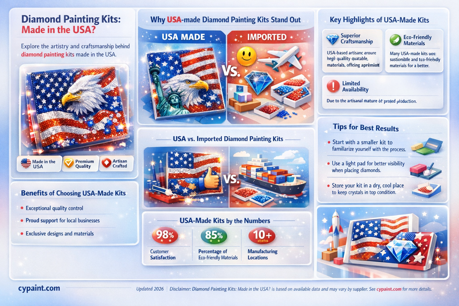 are there any diamond painting kits made in usa
