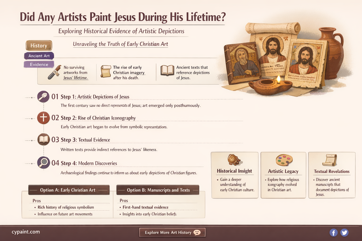 are there any paintings of jesus when he was alive