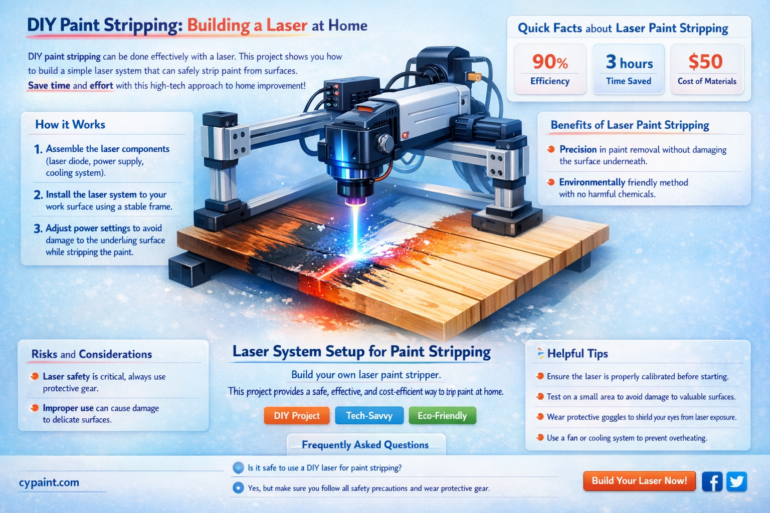 can a paint stripping lasr be built at home