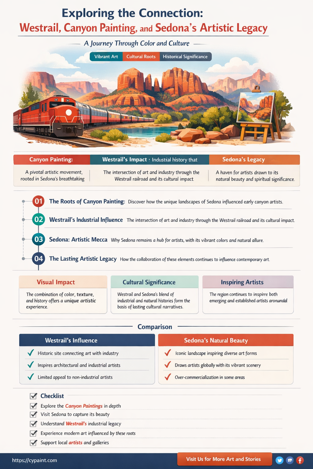 are westrail and canyon painting sedona related