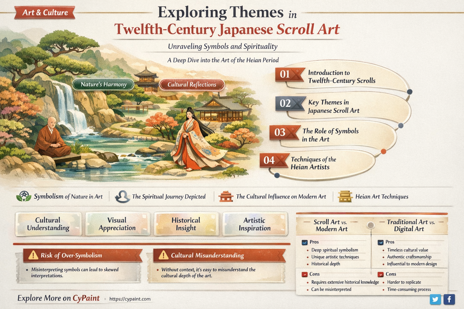 can be associated with this twelfth-century japanese scroll painting