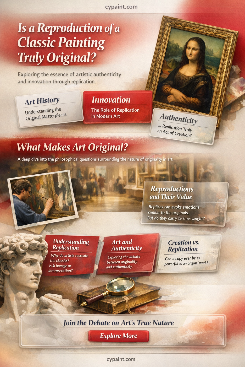 can a repriduction if a classic painting be cinsidered original