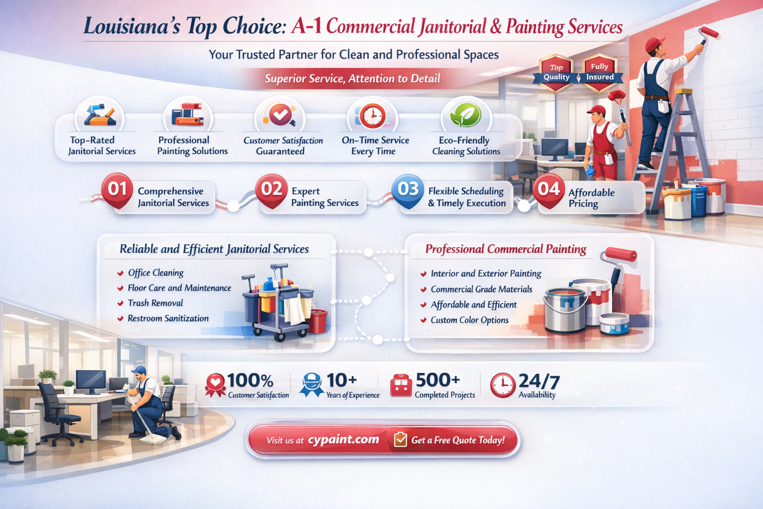 a-1 commercial janitorial and painting louisiana